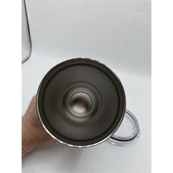 YETI Insulated Tumbler Lid Push In 32 Oz Quart Silver Stainless Steel Travel Cup - Picture 10 of 15